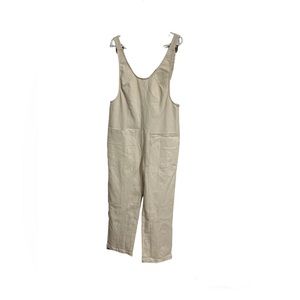 Women’s Listicle Cream Jumpsuit – Size Small